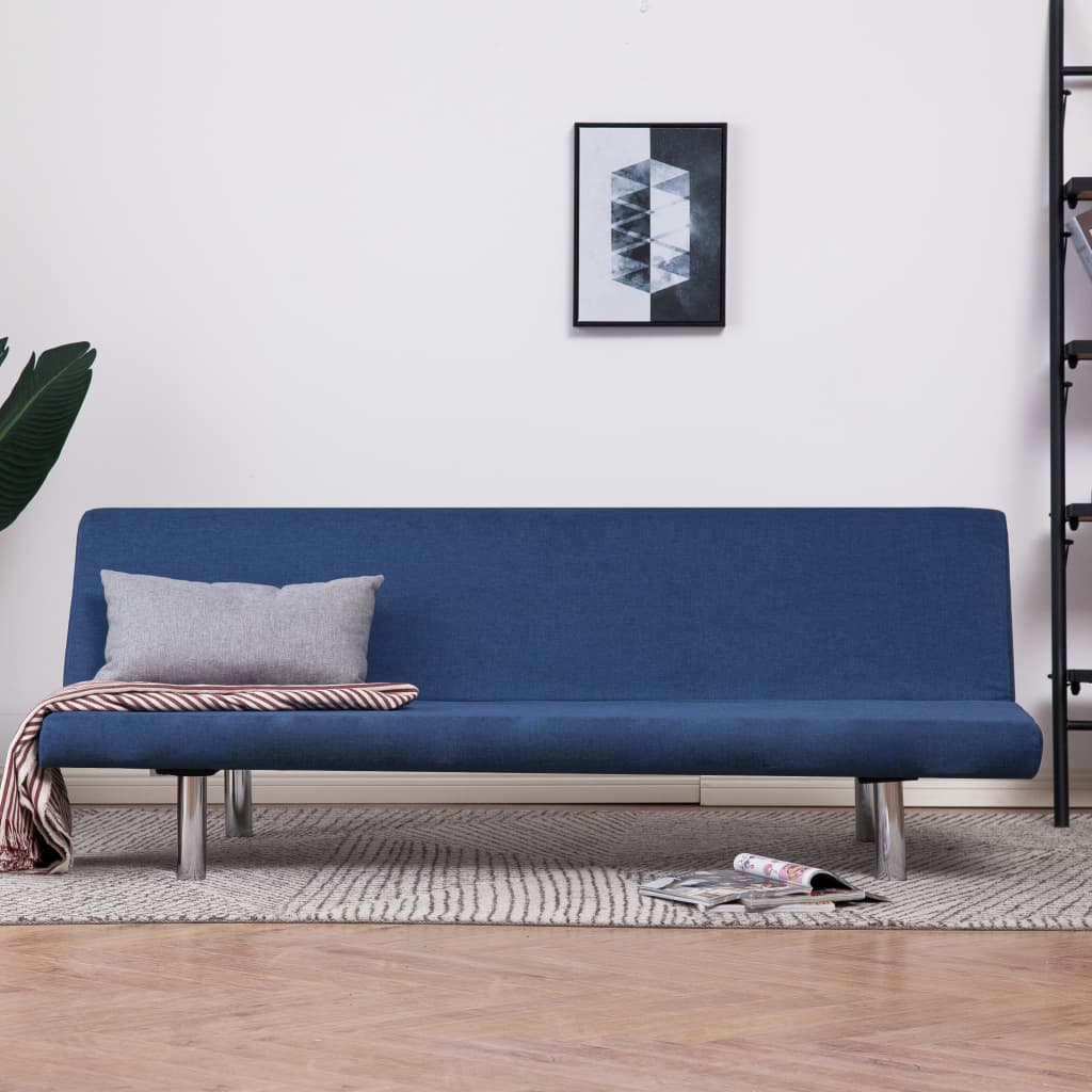 Produkt Sofa minimalistyczna Melwin 2X – niebieska  - zdjęcie numer 2