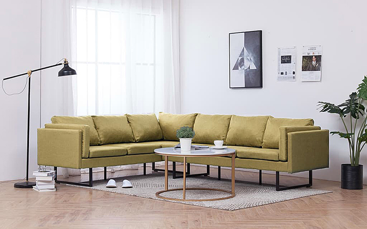 Produkt Przestronna sofa narożna Miva - zielona - zdjęcie numer 2