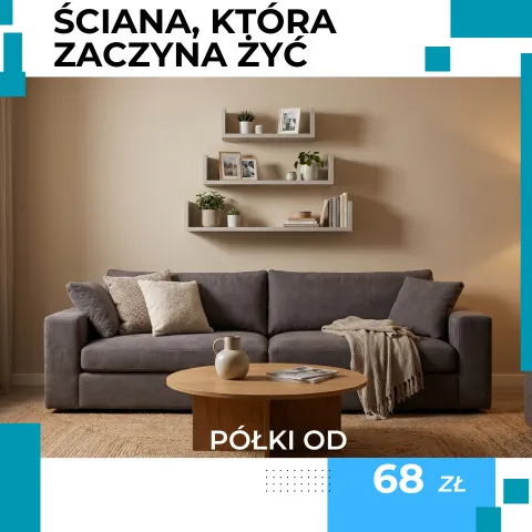 Stylowe półki Twoje miejsce na rzeczy ważne. Sprawdź i wybierz ideał dla siebie.