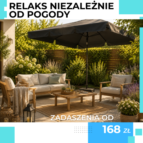 Zainwestuj w cień i zamów idealną osłonę przed słońcem i nie tylko. Sprawdź nasze zadaszenia ogrodowe.