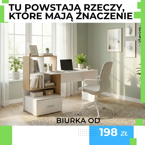 Wymarzone biurka poprawiajace komfort pracy. Zobacz i wybierz swoje ulubione.