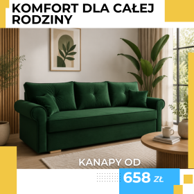 Idelane kanapy i sofy dla całej rodziny. Sprawdź i wybierz swoją. Zainwestuj w wypoczynek.