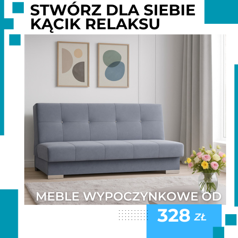Komfortowe meble wypoczynkowe nie tylko na lato. Zobacz.