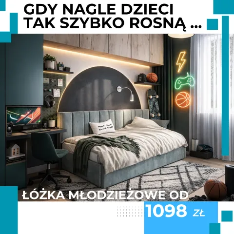 Młodzieżowe łóżka, które odmienią pokój dziecka. Sprawdź i zainwestuj teraz.