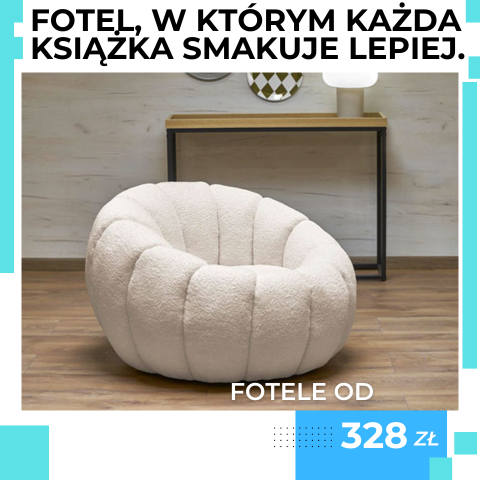 Wygodne fotele wypoczynkowe idealne do czytania i  nie tylko. Zobacz.