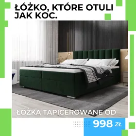 Luksusowo wygodne łóżka tapicerowane już od 998 zł. Przekonaj się i zainwestuj teraz.