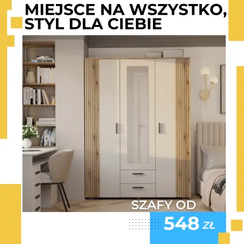 Funkcjonalne szafy do przechowywania już od 548 zł. Przekonaj się.