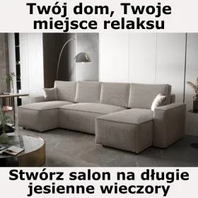 Komfortowy salon na jesienne wieczory? Meble wypoczynkowe do 55% taniej. Sprawdź.