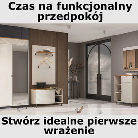 Zacznij jesień od zamiany w przedpokokoju. Mamy meble, których potrzebujesz. Sprawdź.