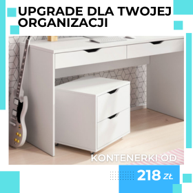Szafka idealna pod biurko = kontenerek. Zobacz i zamów.