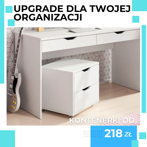 Szafka idealna pod biurko = kontenerek. Zobacz i zamów.