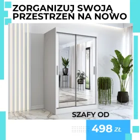 Funkcjonalne i praktyczne szafy teraz do 55% taniej. Sprawdź i zamów teraz online z dostawą 24h.