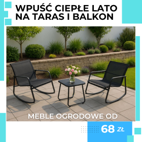 Meble ogrodowe idealne do odpoczynku. Sprawdź i zainwestuj w Twoje lato w domu.