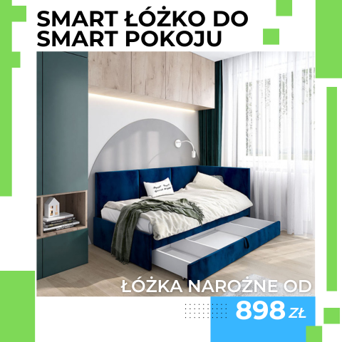 Funkcjonalne i stylowe łóżka narożne. Zobacz fantastyczne modele i zainwestuj w komfortowy sen.