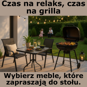 Wymarzony ogród do grilowania. Stwórz taki z meblami marki Elior. Sprawdź.