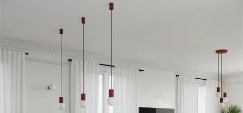 Kolekcja kolorowych lamp
