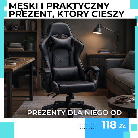 Wybierz coś do jego męskiej jaskini. Prezenty dla niego już od 118 zł. Zobacz.