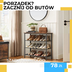Uporządkuj swoje obuwie z idealną szafka lub regałem na buty. Sprawdź i ciesz się dobra organizacją przestrzeni już od progu.