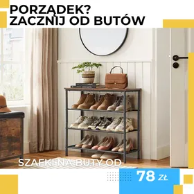 Uporządkuj swoje obuwie z idealną szafka lub regałem na buty. Sprawdź i ciesz się dobra organizacją przestrzeni już od progu.