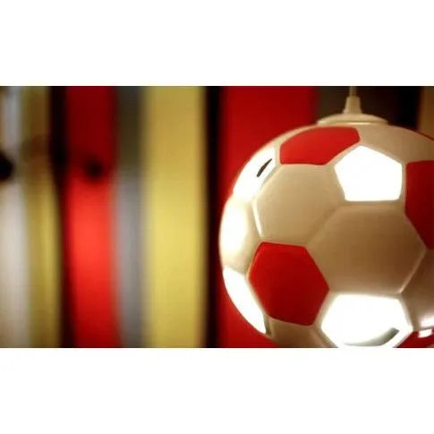 Szczegółowe zdjęcie nr 5 produktu Lampa w kształcie piłki E394-Povo - czerwony