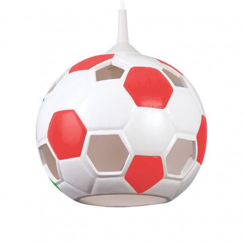 Zdjęcie produktu Lampa w kształcie piłki E394-Ball - czerwony.