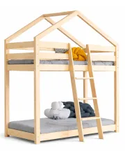 Piętrowe łóżko domek dla dzieci Dalli 6X - 11 rozmiarów w sklepie Edinos.pl