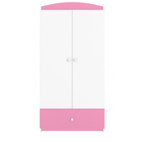 Szczegółowe zdjęcie nr 6 produktu Szafa dla dziewczynki z szufladami Happy 3X - różowa