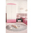 Zdjęcie różowa szafa dziecięca z szufladami Happy 3X - sklep Edinos.pl