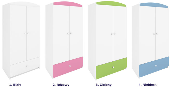 Szafa do pokoju dziecięcego Rostok 3X