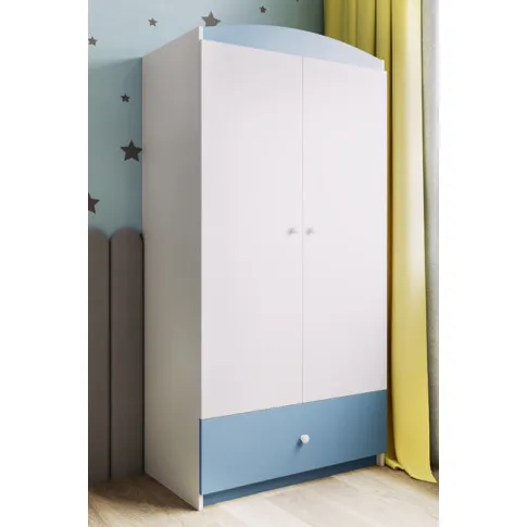 Zdjęcie niebieska szafa dziecięca z szufladami Rostok 3X | Edinos.pl