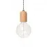 Zdjęcie produktu Drewniana lampa wisząca E410-Nalbari - dąb.