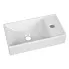 Zdjęcie produktu Ceramiczna umywalka prostokątna Giallo - biała.