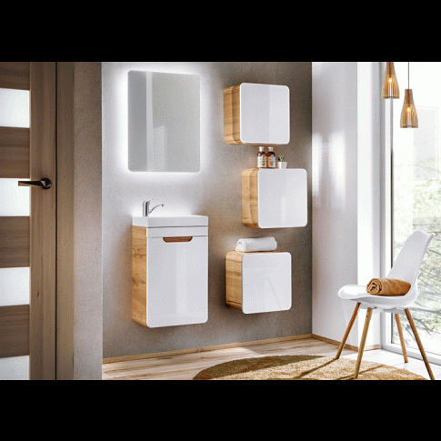 Zdjęcie biała ceramiczna umywalka meblowa Giallo | Edinos.pl