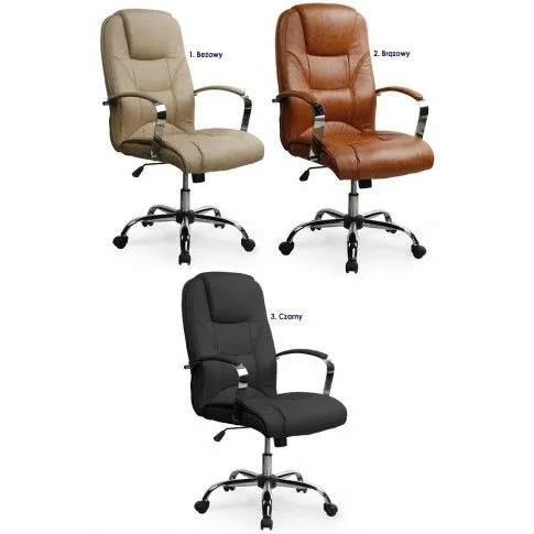 Zdjęcie fotel obrotowy Uweros beżowy | Edinos.pl