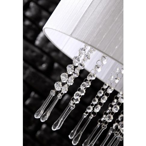 Fotografia Elegancka lampa stołowa E422-Wenez - biały z kategorii Lampy
