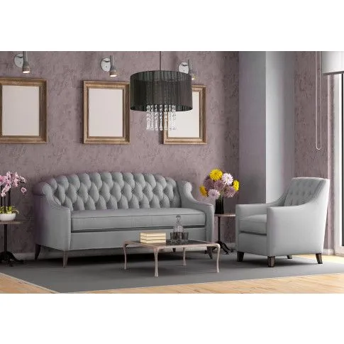 Szczegółowe zdjęcie nr 4 produktu Lampa wisząca z kryształkami E419- Larma - czarny