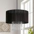 Zdjęcie nowoczesna czarna lampa wisząca glamour E419- Wenez - sklep Edinos.pl