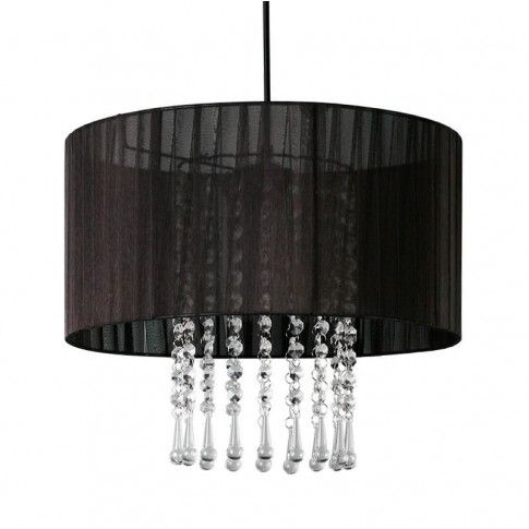 Zdjęcie produktu Lampa wisząca z kryształkami E419- Wenez - czarny.