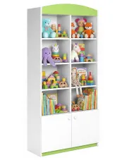 Zielony regał dziecięcy na zabawki - Rostok 5X w sklepie Edinos.pl