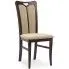 Zdjęcie produktu Tapicerowane krzesło drewniane Reza - ciemny orzech.