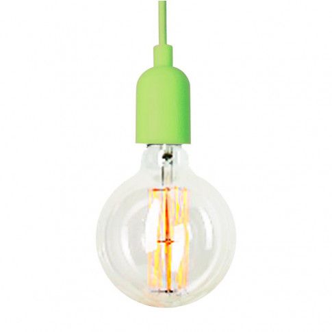 Zdjęcie produktu Młodzieżowa lampa wisząca E445-Silikar - zielony.