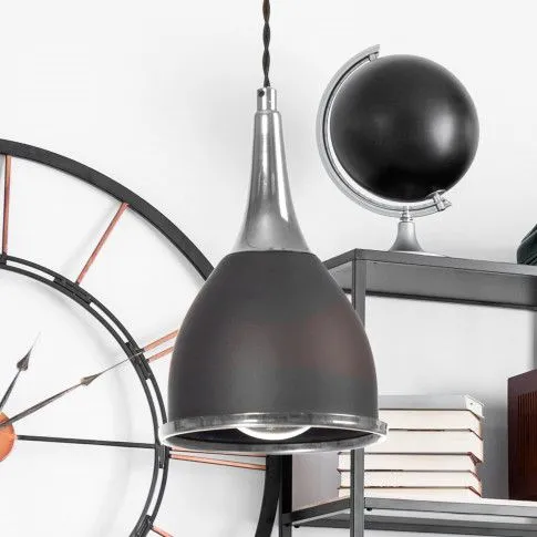 Zdjęcie loftowa wisząca lampa metalowa E449- Nefrin | Edinos.pl