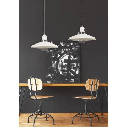 Zdjęcie biała lampa wisząca w stylu loftowym E448-Dejkos | Edinos.pl