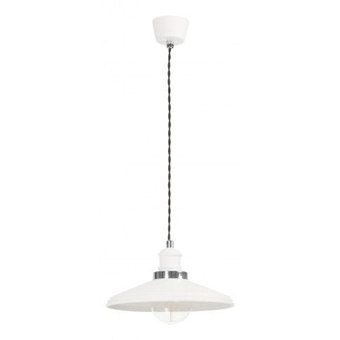 Fotografia Lampa wisząca w stylu loftowym E448-Gipso - biały z kategorii Lampy wiszące