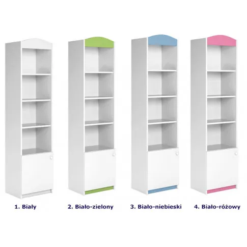 Szczegółowe zdjęcie nr 6 produktu Biały regał dla dziecka - Rostok 7X