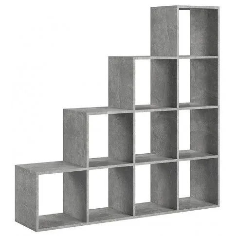 Zdjęcie produktu Industrialny regał schodkowy Cesaro 9X - beton.