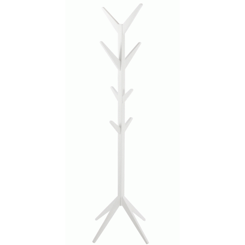 Zdjęcie produktu Skandynawski wieszak stojący Malami - biały.