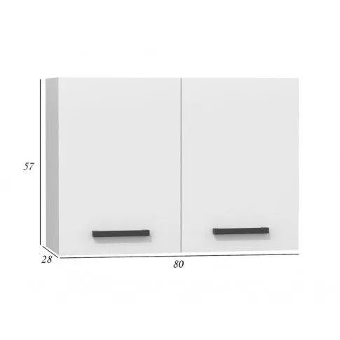 Szczegółowe zdjęcie nr 5 produktu Szafka kuchenna wisząca Stejar 10X - biały mat
