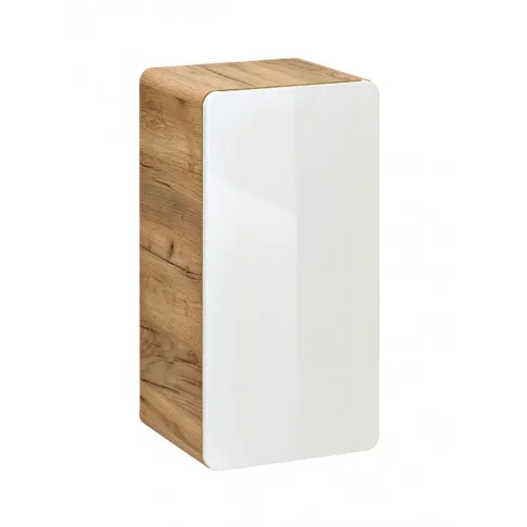 Szczegółowe zdjęcie nr 5 produktu Zestaw podwieszanych mebli łazienkowych Zeftox 3Q 60 cm - Biały połysk