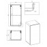 Szczegółowe zdjęcie nr 11 produktu Zestaw podwieszanych mebli łazienkowych Borneo 3Q 60 cm - Biały połysk